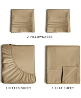 4 Piece Microfiber Sheet Set