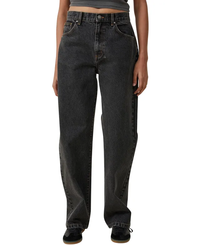 High-Waisted OG Loose Cotton-Hemp Blend Jeans for Women