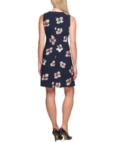 Tommy Hilfiger Petite Floral-Print Sheath Dress