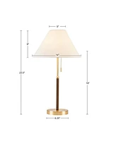 Ink+Ivy Bromley Two Tone Pull-chain Table Lamp