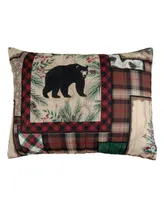 Donna Sharp Woodland Holiday 3 Piece Reversible Quilt Set