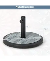 19'' Patio 35 Lbs Round Umbrella Base Stand Holder 1.4''-1.9'' Market Table Outdoor