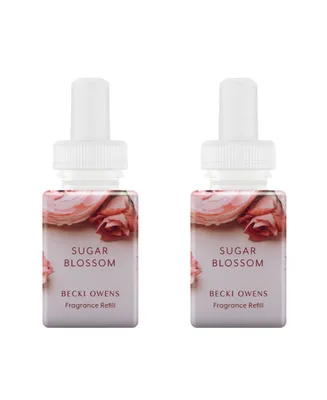 Pura Becki Owens - Sugar Blossom - Home Scent Refill - Smart Home Air Diffuser Fragrance - Up to 120-Hours of Premium Fragrance per Refill
