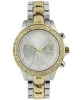 I.n.c. International Concepts Women's Two-Tone Bracelet Watch 40mm, Created for Macy's