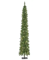 Puleo 6' Pre-Lit Alpine Artificial Pencil Tree