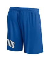 Men's Fanatics Blue Orlando Magic Free Throw Mesh Shorts