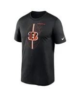 Men's Nike Black Cincinnati Bengals Big and Tall Legend Icon Performance T-shirt