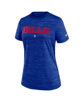 Women's Nike Royal Buffalo Bills Sideline Velocity Performance T-shirt