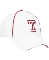 Men's Colosseum White Temple Owls Take Your Time Snapback Hat