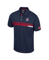 Men's Colosseum Navy Arizona Wildcats No Problemo Polo Shirt