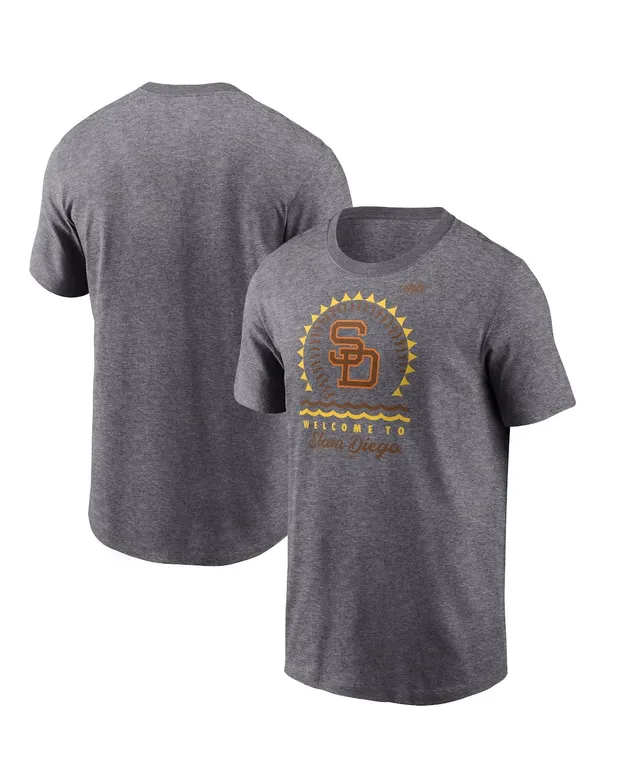 Men's Pro Standard Gray San Diego Padres Team Logo T-Shirt Size: 3XL