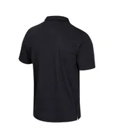 Men's Colosseum Black Army Knights No Problemo Polo Shirt