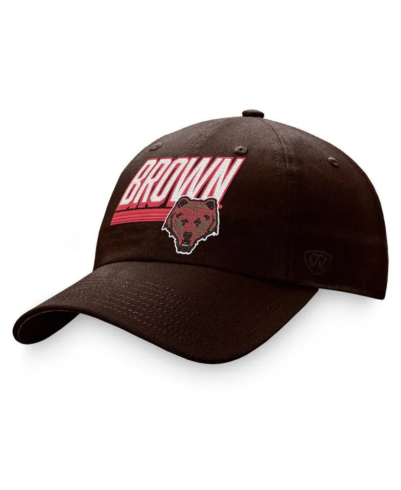 Men's Top of the World Brown Brown Bears Slice Adjustable Hat