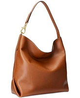 Lauren Ralph Lauren Kassie Large Leather Shoulder Bag