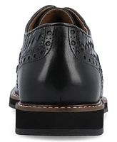 Thomas & Vine Men's Radcliff Woven Wingtip Derby Shoe