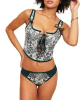 Adore Me Women's Alex Corset & Panty Set