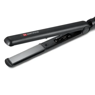 Dartwood 40W Portable Ceramic Hair Straightener - Professional Salon Styling Tool Appliances to Help You Look Your Best (Black)