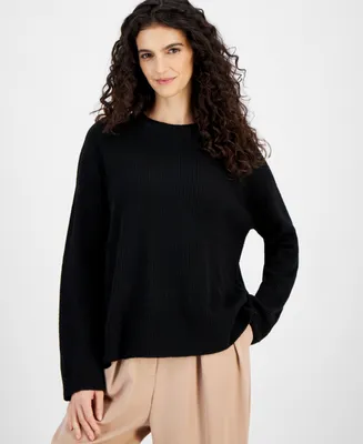 And Now This Women's Ribbed Crewneck Sweater