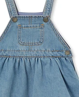 Cotton On Baby Girls Lara Denim Pinafore Dress