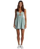 Roxy Juniors' Evening Glow Crinkle Sleeveless Mini Dress