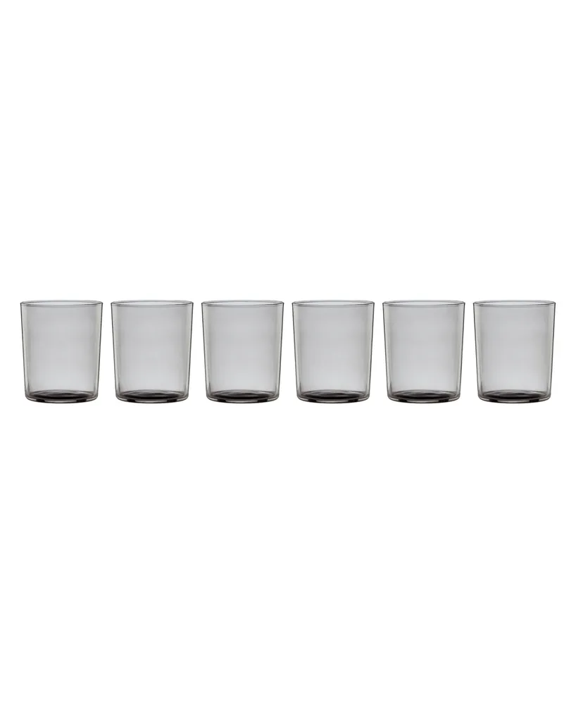 Oneida Stackables Smoke Tall Glasses, Set of 6