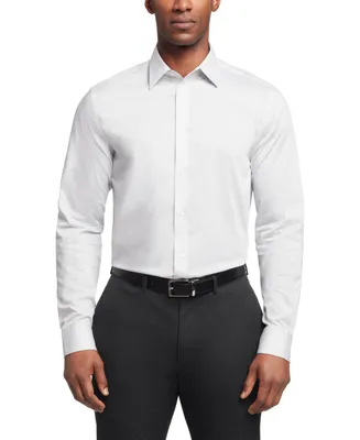 Calvin Klein Men's Steel+ Regular Fit Stretch Wrinkle Resistant Dress Shirt