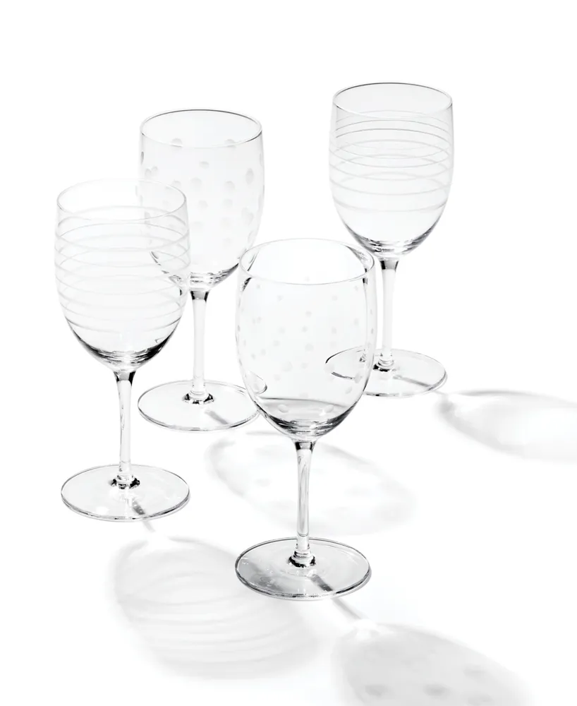 Oneida Mingle Wine Glasses, Set of 4