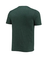 Men's Concepts Sport Heathered Charcoal, Kelly Green North Texas Mean Meter T-shirt and Pants Sleep Set