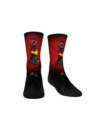 Youth Boys and Girls Rock 'Em Socks South Carolina Gamecocks Mascot Pump Up Crew Socks