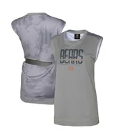 Women's Gray Chicago Bears No Sweat Tank Top