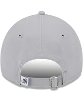 Men's New Era Gray Dallas Cowboys Retro Main Core Classic 2.0 9TWENTY Adjustable Hat