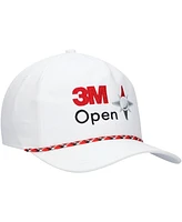 Men's Barstool Golf White 3M Open Rope Snapback Hat