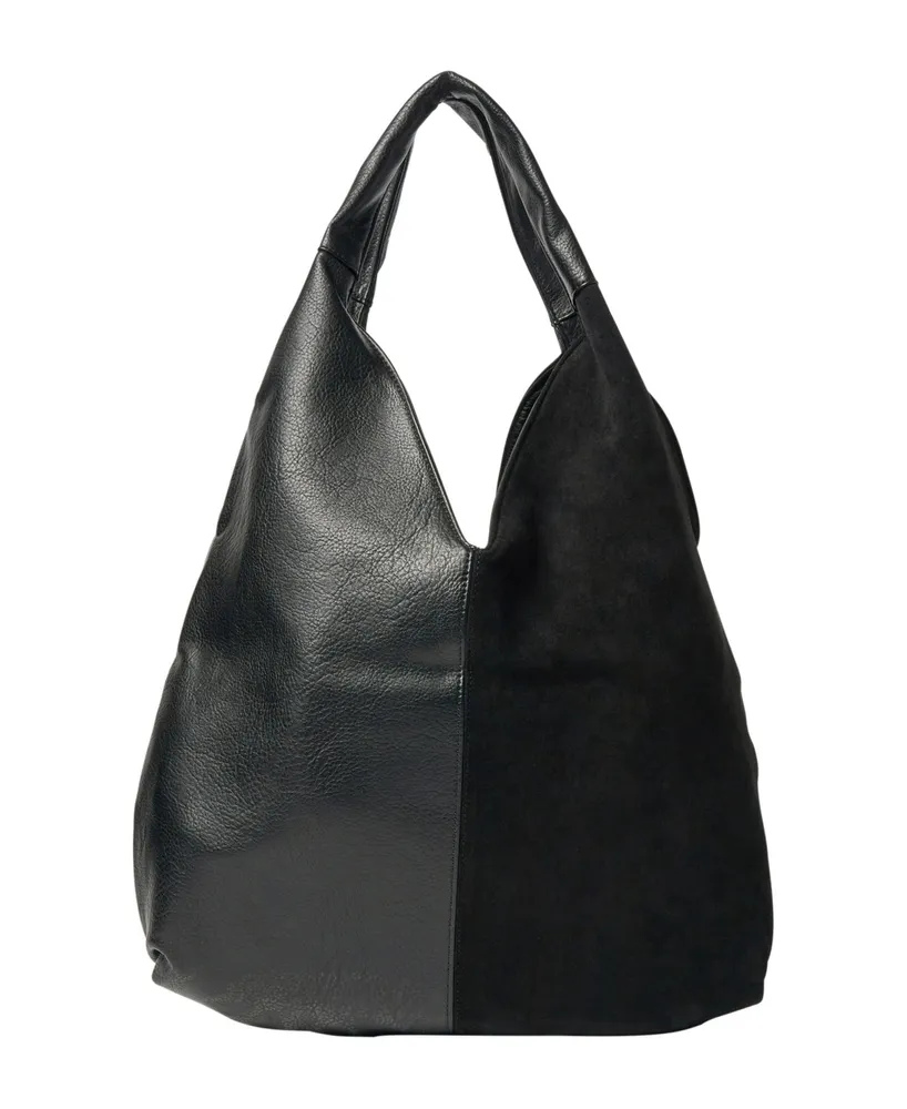 GUESS Natalya Small Faux Leather Hobo Bag - Macy's