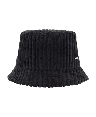 Tahari Women's Wide Wale Corduroy Bucket Hat - Chic and Stylish Headwear Packable for Travel