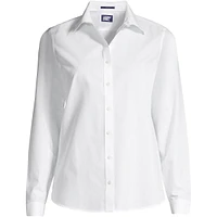 Lands' End Women's Plus No Iron Button Front Shirt