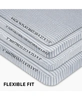 Ely's & Co. Baby Waterproof Pack N Play Portable Crib Sheet ( of 2