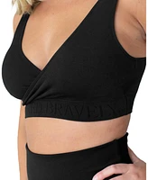 Kindred Bravely Maternity Sublime Adjustable Crossover Nursing & Lounge Bra - Fits 30B-40D