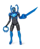 Dc Comics, Battle-Mode Blue Beetle Action Figure, 12 in, Lights and Sounds, 3 Accessories, Poseable Movie Collectible Superhero Toy, Ages 4 Plus