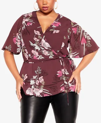 City Chic Women's Angelina Top