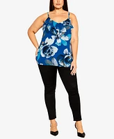 City Chic Women's Nicole Print Cami Top