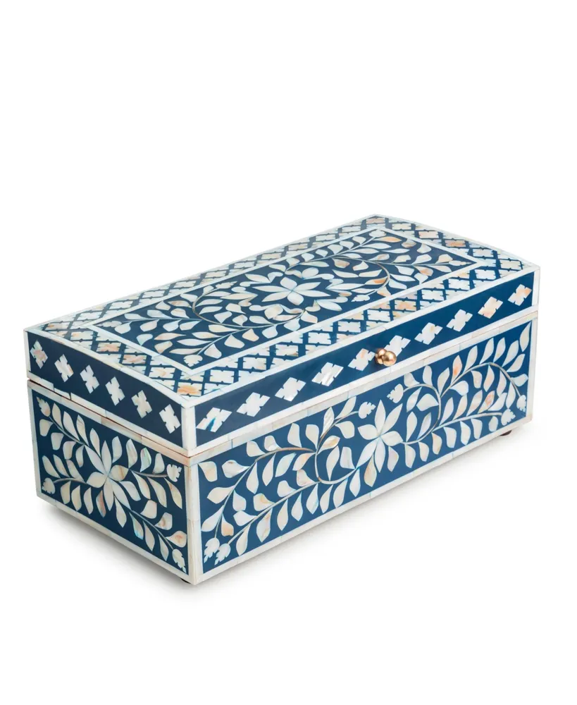 Jodhpur Mother of Pearl Decorative Box, Large