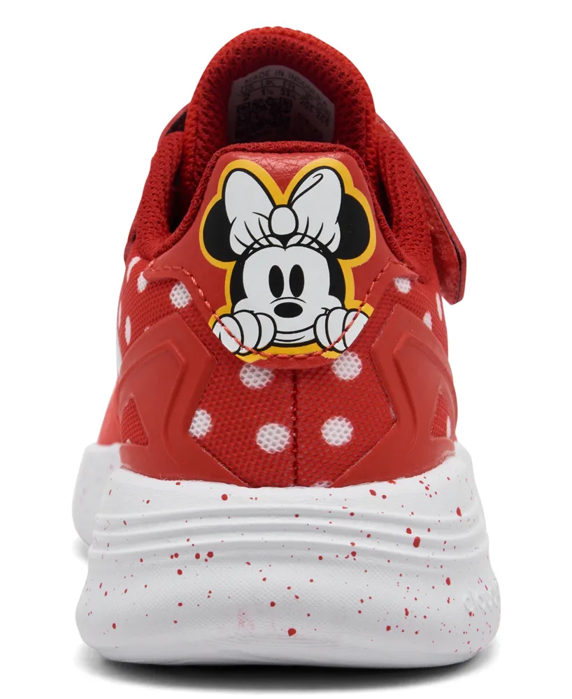 adidas Little Girls Disney Minnie Mouse Little Girls Nebzeb Adjustable Strap Casual Sneakers from Finish Line