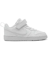 Nike Toddler Court Borough Low Recraft Adjustable Strap Casual Sneakers from Finish Line