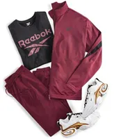 Reebok Mens Track Jacket Logo T Shirt Joggers