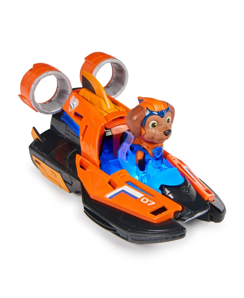 Paw Patrol- The Mighty Movie, Toy Jet Boat with Zuma Mighty Pups Action Figure - Multi