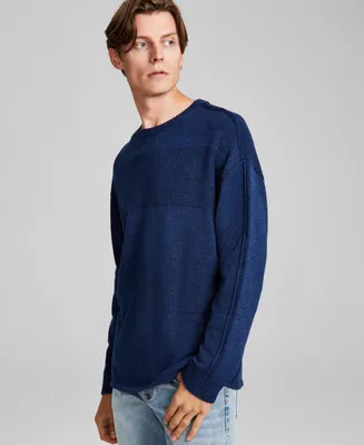 And Now This Men's Textured Stripe Sweater, Created for Macy's