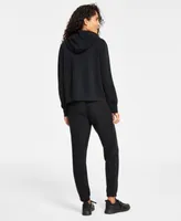 Id Ideology Womens Zippered Hoodie Cropped Tank Top Jogger Pants Created For Macys