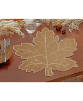 Elrene Metallic Leaf Die Cut Placemat