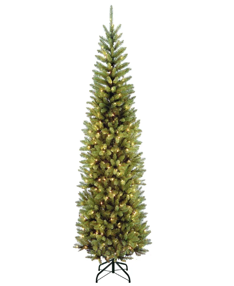 National Tree Company 7.5' Power Connect Kings Wood Fir Tree with Light Parade Led Lights