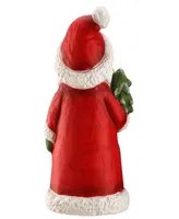 National Tree Company 17" Santa Figurine with Flashing Multicolor Light